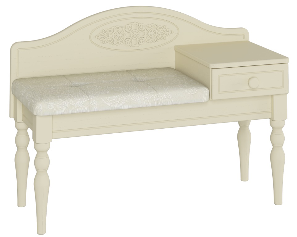 Фото Банкетка Ассоль плюс АС-41 (правая) от производителя Компасс в Нижнегорске по цене 17&nbsp;500 ₽