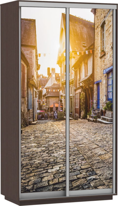 Фото Шкаф-купе Экспресс Дуо Фото (1,2х0,6х2,2 - 2 двери) от производителя Мебельная компания Е1 в Нижнегорске по цене 31&nbsp;750 ₽