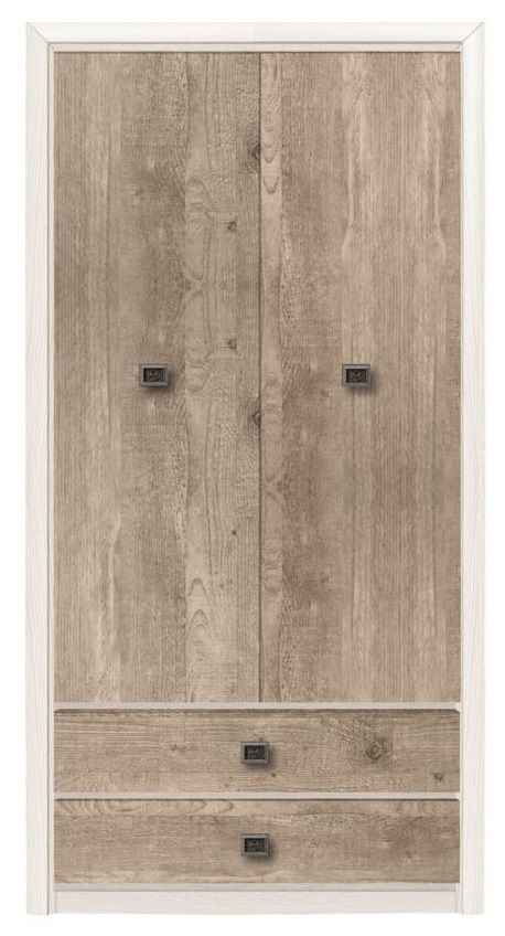 Фото Шкаф Коен SZF2D2S (104) двухдверный от производителя Black Red White (БРВ) в Нижнегорске по цене 28&nbsp;400 ₽