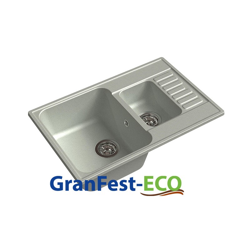 Фото Мойка Granfest eco-21К (ГР 740х480хh200) (шир.ящ.min 720) без сифона от производителя Granfest в Нижнегорске по цене 4 100 ₽