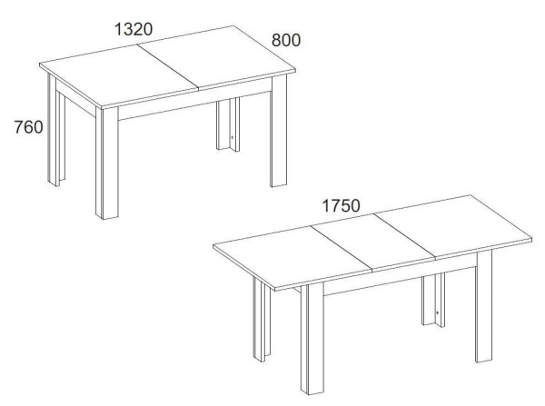 Фото Стол раздвижной Брасс (Brass) в Нижнегорске по цене 16 170 ₽ от производителя Анрэкс, код товара 2000002609575 шт Фото Стол раздвижной Брасс (Brass) от производителя Анрэкс в Нижнегорске по цене 16 170 ₽
