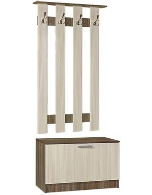 Фото Вешалка с тумбой Машенька (800) от производителя Мебель Маркет в Нижнегорске по цене 6 770 ₽