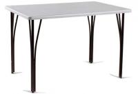 Стол обеденный Граф (металл, мдф-ясень серебро,  медный антик (Бител) ) в Нижнегорске от производителя 