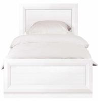 Фото  кровать односпальная malta b136-loz (см 90х200) без основания производитель Black Red White (БРВ)