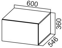 Кухня Модерн NEW шкаф навесной ШГ600г (36) (серый, графит,(SV-мебель)) в Нижнегорске от производителя 