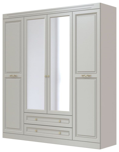 Фото Шкаф Олимп ШР-4 (201) четырехдверный от производителя Браво-мебель в Нижнегорске по цене 57 900 ₽