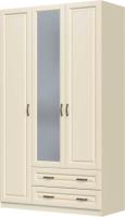 Шкаф Кантри ШР-3 (123) трехдверный (слоновая кость, слоновая кость,(Браво-мебель)) в Нижнегорске от производителя 