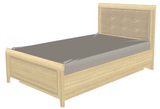 Фото Кровать односпальная Карина КР-1031 (СМ 120х200) с подъемным механизмом от производителя Лером в Нижнегорске по цене 40&nbsp;130 ₽