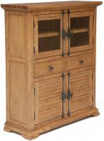 Витрина малая Avignon PRO-L05 (натуральный с патиной, натуральный с патиной (Tetchair) ) в Нижнегорске от производителя в интернет магазине Планета Комфорта Витрина малая Avignon PRO-L05 (натуральный с патиной, натуральный с патиной (Tetchair) ) в Нижнегорске от производителя