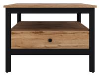 Стол журнальный Loft LAW (мдф, лдсп-дуб вотан,  черный (Black Red White (БРВ)) ) в Нижнегорске от производителя 