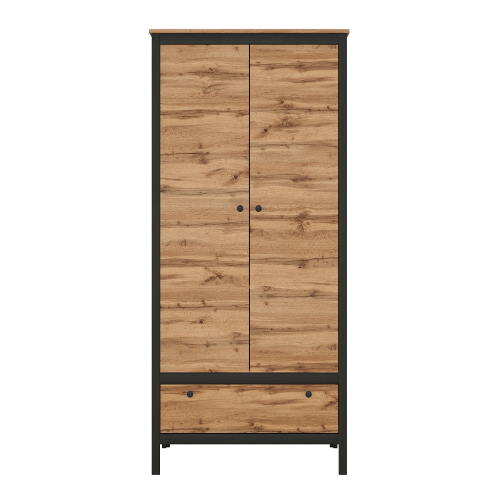 Фото Шкаф Loft SZF2D1S (62) двухдверный от производителя Black Red White (БРВ) в Нижнегорске по цене 26 620 ₽