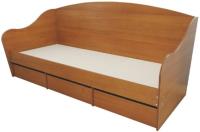 Фото  кровать односпальная к-8 (см 80х200) комплектуется настилом производитель Ромис