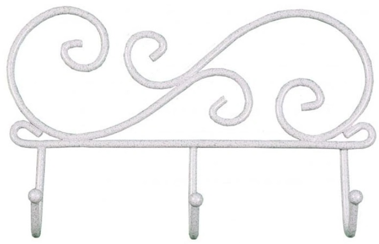 Фото Вешалка настенная Кружева 3 от производителя Завод металлических изделий в Нижнегорске по цене 230 ₽