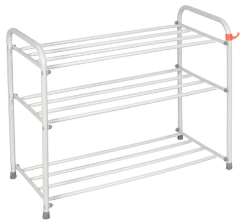 Фото Подставка для обуви 3-х полочная 80 от производителя Завод металлических изделий в Нижнегорске по цене 1 780 ₽