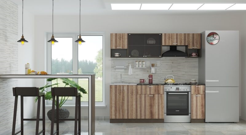 Фото Кухня Зара (2,1) от производителя Интерьер-центр в Нижнегорске по цене 12&nbsp;600 ₽