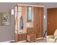 Прихожая Елена 3 (Цвет корпуса:ясень шимо светлый, цвет фасада:ясень шимо темный (Мебель Маркет) ) в Нижнегорске от производителя 