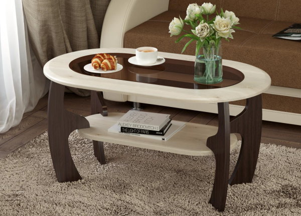 Фото Стол журнальный Маджеста-2 от производителя Олмеко в Нижнегорске по цене 6 650 ₽