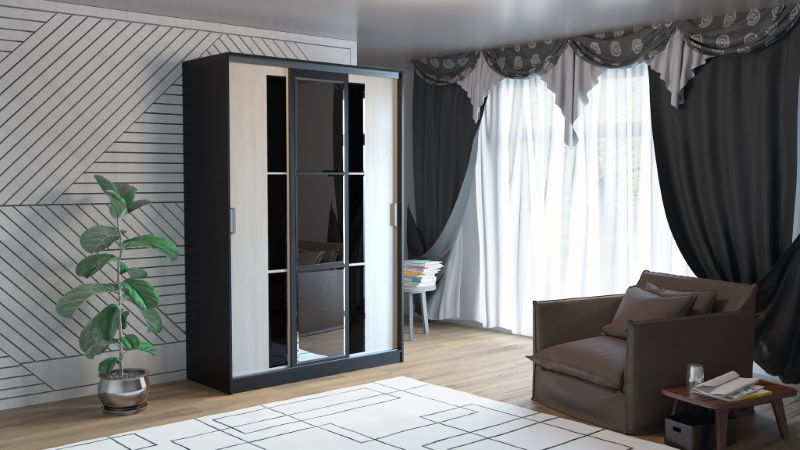 Фото Шкаф-купе ПШ-3.2 (3 двери) от производителя Росток в Нижнегорске по цене 32 390 ₽