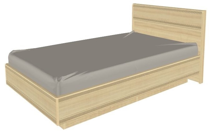 Фото Кровать односпальная Карина КР-1001 (СМ 120х200) с подъемным механизмом от производителя Лером в Нижнегорске по цене 35&nbsp;440 ₽