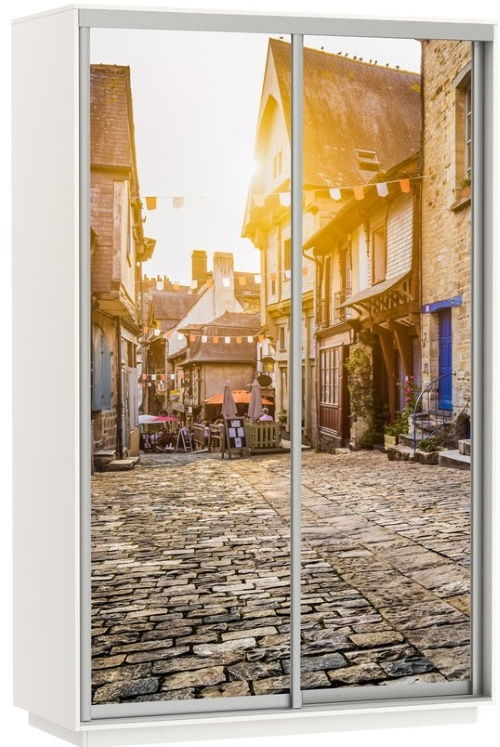 Фото Шкаф-купе Экспресс Дуо Фото (1,2х0,6х2,4 - 2 двери) от производителя Мебельная компания Е1 в Нижнегорске по цене 34&nbsp;580 ₽