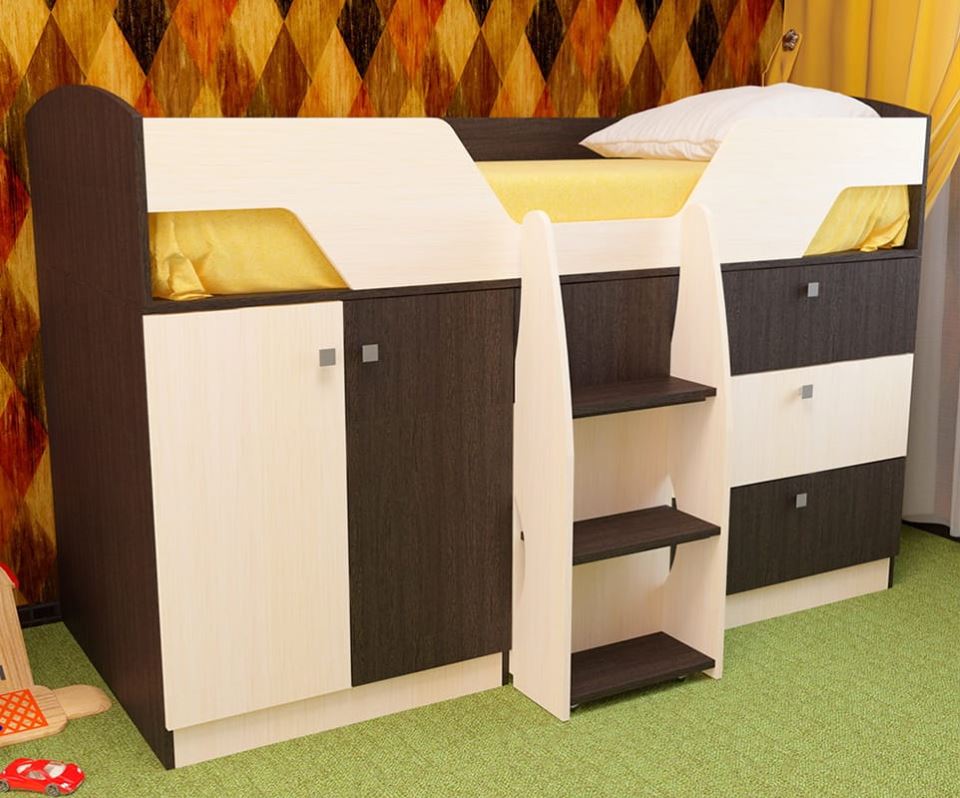 Фото Кровать детская Лимбо (СМ 80х180) от производителя Пирамида в Нижнегорске по цене 19 480 ₽