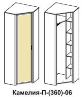 Фото  шкаф камелия п-(360)-06-кж (72) угловой производитель Сантан