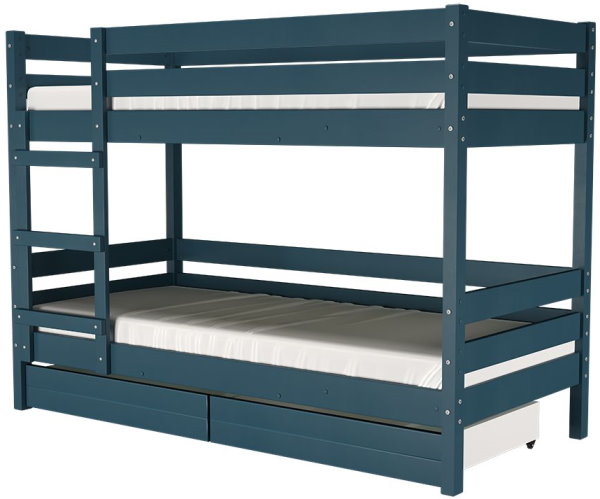 Фото Кровать 2-х ярусная Джуниор (СМ 90х200) с основаниями под матрасы от производителя Браво-мебель в Нижнегорске по цене 32&nbsp;710 ₽