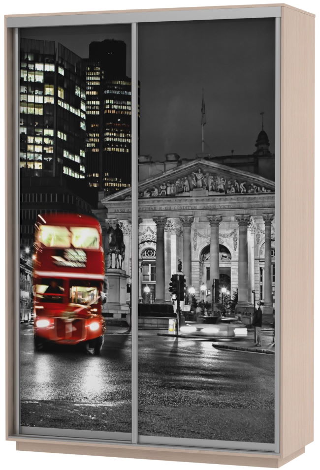 Фото Шкаф-купе Экспресс Хит Фото (2 двери) от производителя Мебельная компания Е1 в Нижнегорске по цене 22&nbsp;920 ₽