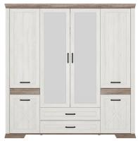 Фото  шкаф marselle szf6d2s (218) четырехдверный производитель Black Red White (БРВ)