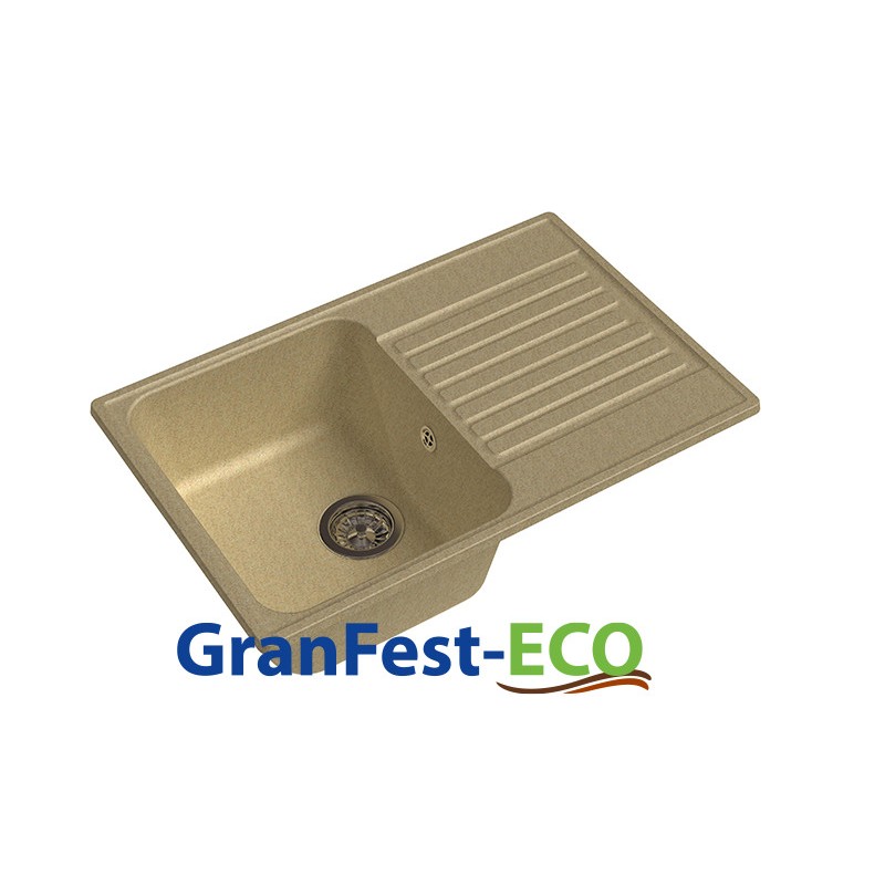 Фото Мойка Granfest eco-78 (ГР 740х480хh200) (шир.ящ.min 720) без сифона от производителя Granfest в Нижнегорске по цене 3 650 ₽