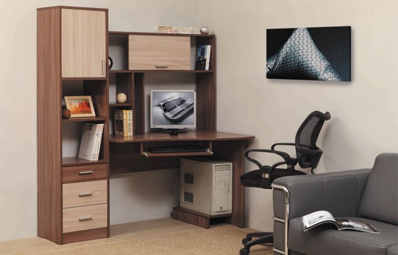 Фото Стол компьютерный ПКС-10 (1,5) от производителя Олмеко в Нижнегорске по цене 12 660 ₽