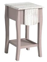 Тумба прикроватная Брауни (Brownie)-42 (мокко-белый, мокко-белый (Глазов) ) в Нижнегорске от производителя 