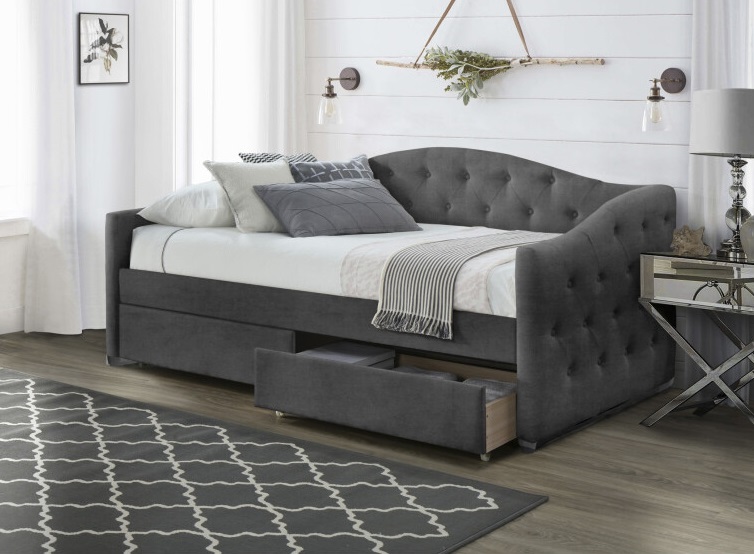 Фото Кровать односпальная Halmar Aloha (СМ 90х200) c ортопедическим основанием от производителя Halmar  в Нижнегорске по цене 54&nbsp;950 ₽