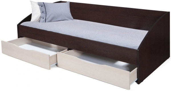 Фото Кровать односпальная Фея-3 (симметричная) (СМ 90х200) с основанием от производителя Олмеко в Нижнегорске по цене 14&nbsp;030 ₽