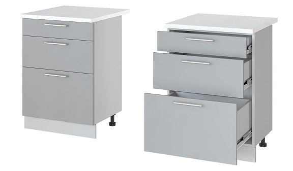 Фото Кухня Бронкс стол-рабочий Н-63 от производителя Леко в Нижнегорске по цене 7&nbsp;980 ₽