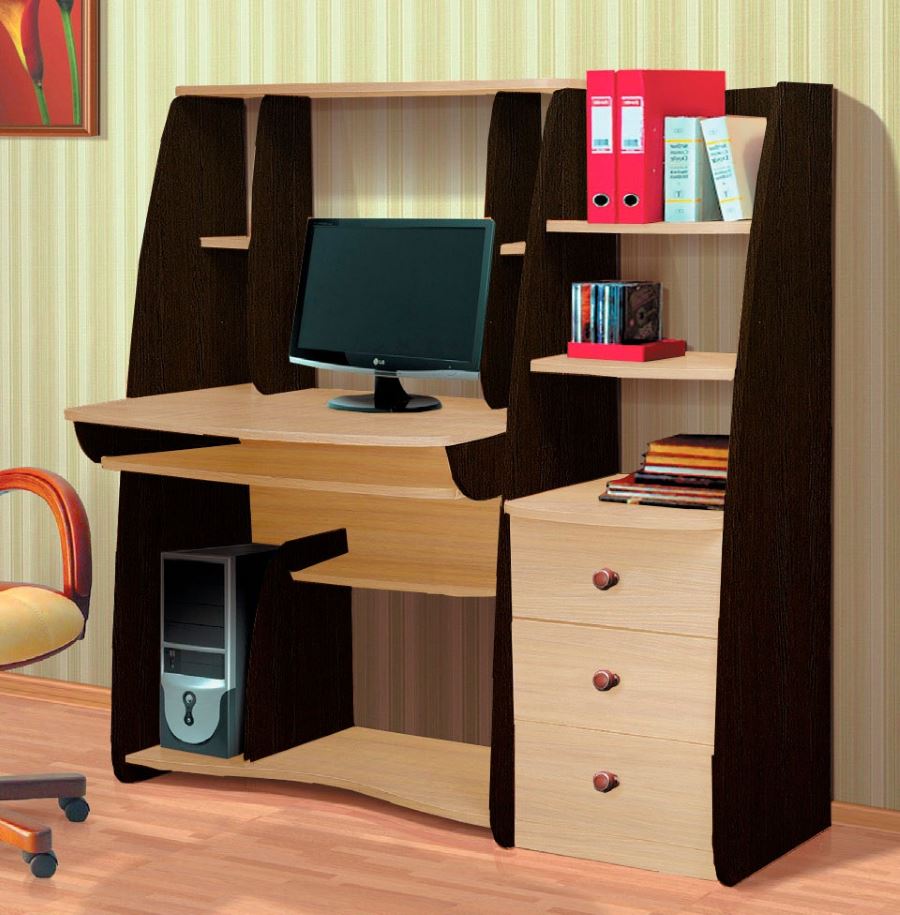 Фото Стол компьютерный СК 1  от производителя Фант-мебель в Нижнегорске по цене 9&nbsp;590 ₽