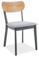 Стул Signal Vitro ( Обивка стула:ткань, графит/дуб, серый (Signal) ) в Нижнегорске от производителя 