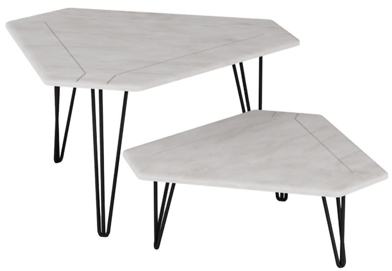 Фото Стол журнальный Тет-а-тет (2шт) от производителя Калифорния в Нижнегорске по цене 9 420 ₽