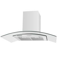 Вытяжка купольная Ancona plus 90 (900х500хh500(980)) (Материал Металл/Стекло , Цвет Белый/Прозрачный) в Нижнегорске от производителя в интернет магазине Планета Комфорта Вытяжка купольная Ancona plus 90 (900х500хh500(980)) (Материал Металл/Стекло , Цвет Белый/Прозрачный) в Нижнегорске от производителя