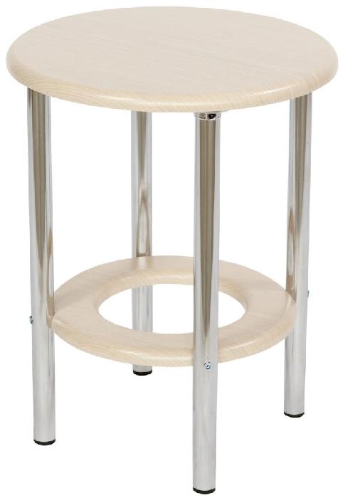 Табурет София ( Обивка стула:мдф, хром, дуб беленный, круглое (Калифорния) ) Табурет София ( Обивка стула:мдф, хром, дуб беленный, круглое (Калифорния) )