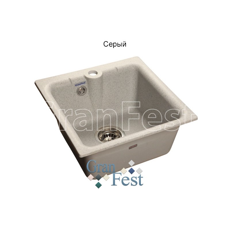 Фото Мойка Granfest GF-P420 (ГР 420х420хh200) (шир.ящ.min 400) от производителя Granfest в Нижнегорске по цене 3 680 ₽