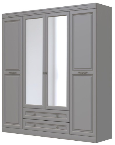 Фото Шкаф Олимп ШР-4 (201) четырехдверный от производителя Браво-мебель в Нижнегорске по цене 57 900 ₽