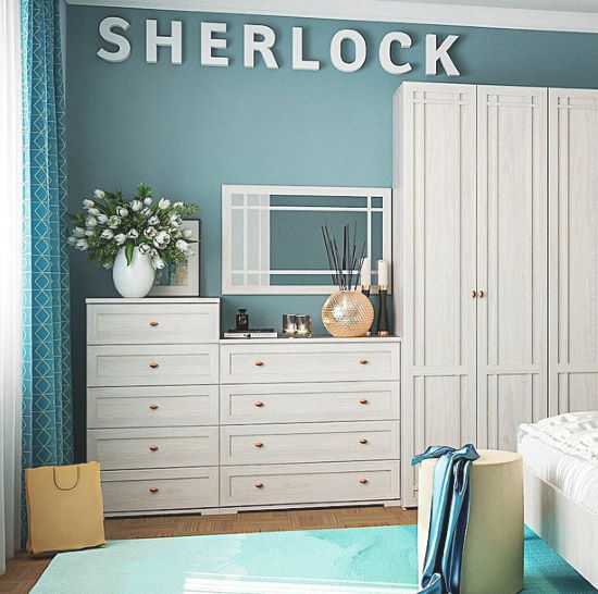 Фото Зеркало навесное Шерлок (Sherlock)-7 от производителя Глазов в Нижнегорске по цене 5 100 ₽