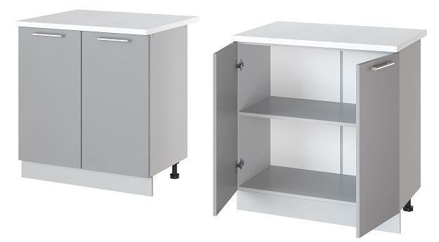 Фото Кухня Бронкс стол-рабочий Н-80 от производителя Леко в Нижнегорске по цене 5&nbsp;630 ₽