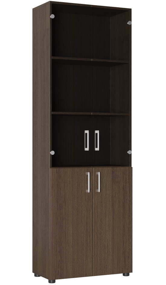 Фото Шкаф со стеклом Офис ОФ-303К от производителя Компасс в Нижнегорске по цене 16&nbsp;360 ₽