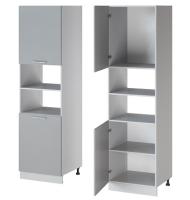 Кухня Бронкс пенал П-60 (белый, бетон,(Леко)) в Нижнегорске от производителя 