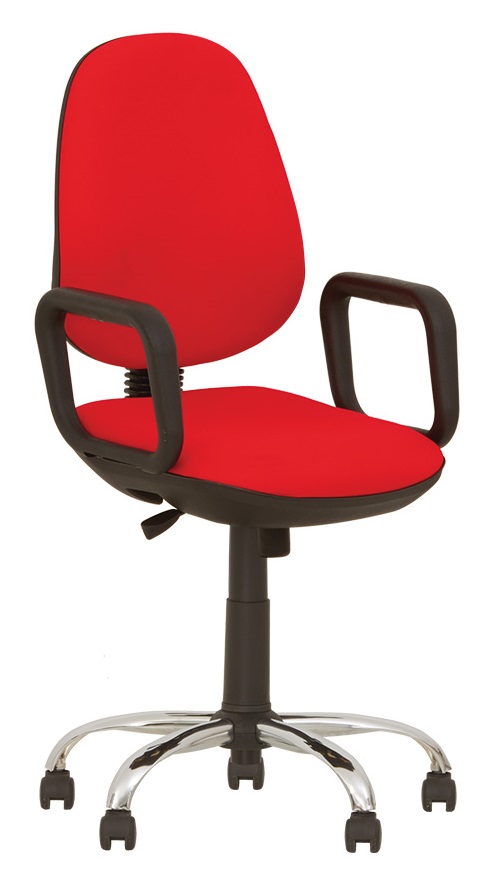 Фото Кресло для персонала Комфорт (Comfort) GTS active 1 (хром RU) от производителя Новый стиль в Нижнегорске по цене 8 880 ₽
