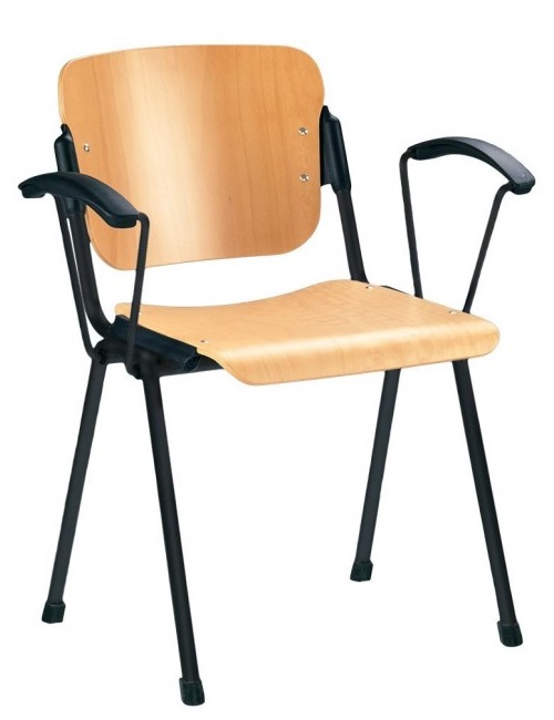 Фото Стул для посетителя Эра (Era) wood arm (крашенный) от производителя Новый стиль в Нижнегорске по цене 4 490 ₽