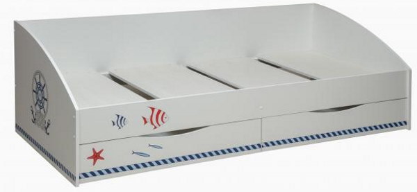 Фото Кровать односпальная Фея-3 (симметричная) (СМ 90х200) с основанием от производителя Олмеко в Нижнегорске по цене 14 030 ₽