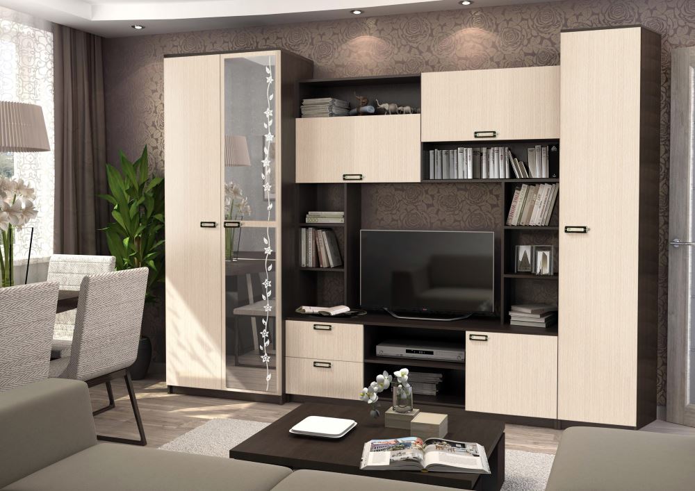 Фото Стенка Аллегро вар.№6 ЛДСП от производителя Диал в Нижнегорске по цене 20&nbsp;050 ₽